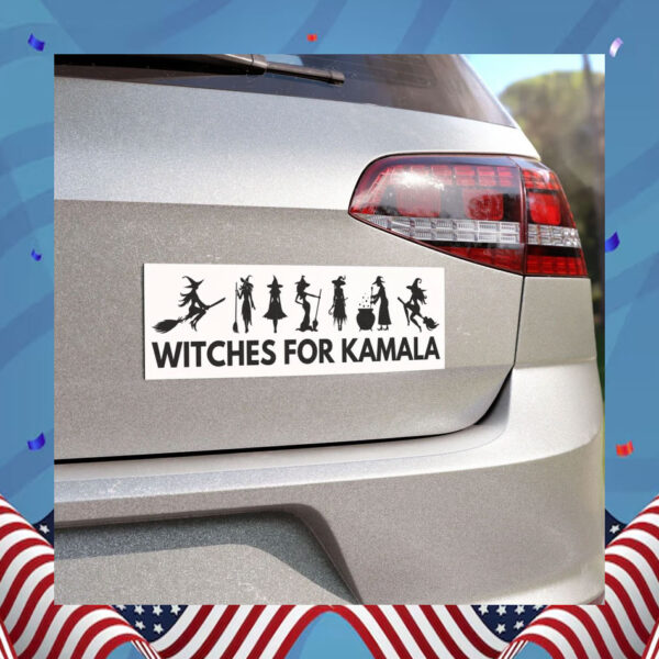 Witches For Kamala 2024 Halloween Car Magnet