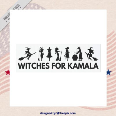 Witches For Kamala Halloween Car Magnets
