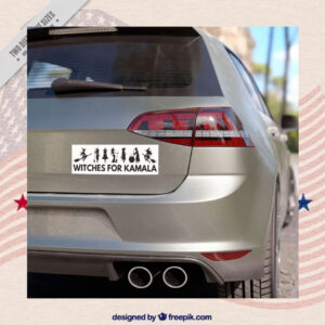 Witches For Kamala Halloween Car Magnets
